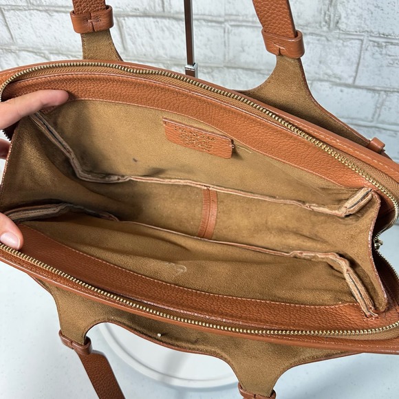 Lia Numa Bag Purse Handbag Leather Woven Basket Weave Made in Italy Brown - Picture 11 of 15